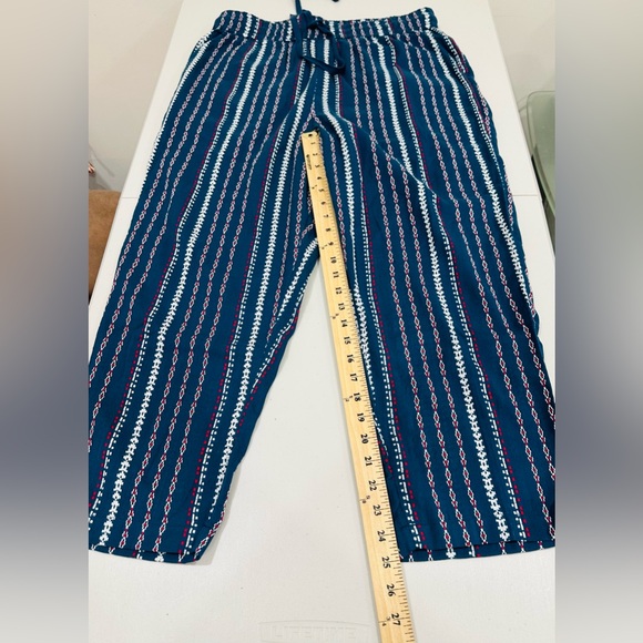 NWT Sundance Women's Size M Talia Easy Multicolor Striped Pants With Pocket's - Picture 3 of 9